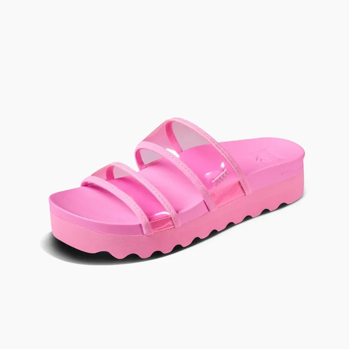 Women Reef Sandals Vista HiEnergy Light Neon Pink Women Reef Sandals Vista HiEnergy Light Neon Pink