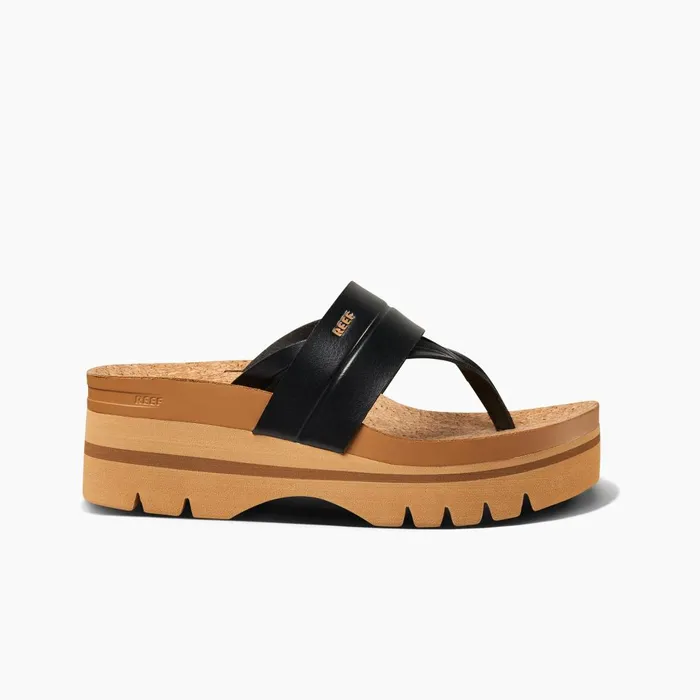 Women Reef Sandals Vista Higher Lennox Blacktan