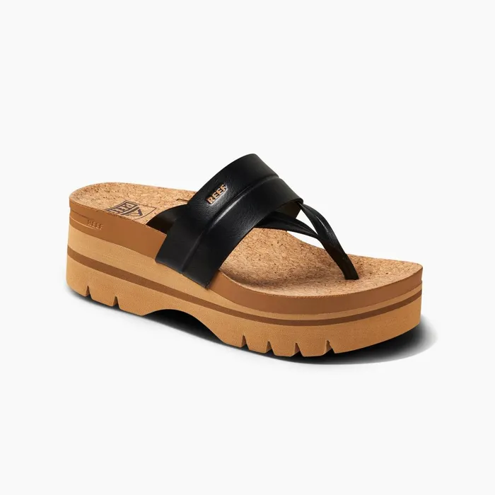 Women Reef Sandals Vista Higher Lennox Blacktan Women Reef Sandals Vista Higher Lennox Blacktan