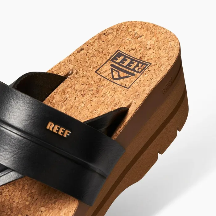 Women Reef Sandals Vista Higher Lennox Blacktan Women Reef Sandals Vista Higher Lennox Blacktan