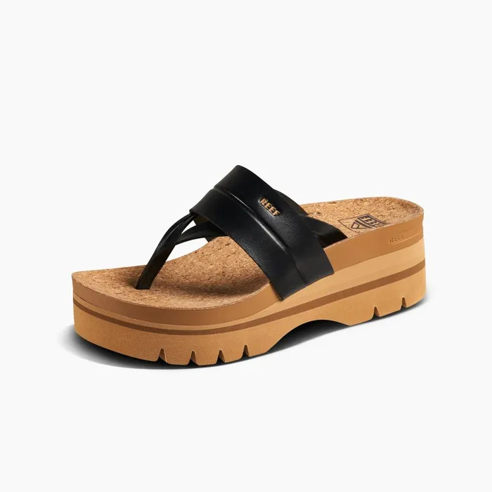 Women Reef Sandals Vista Higher Lennox Blacktan Women Reef Sandals Vista Higher Lennox Blacktan