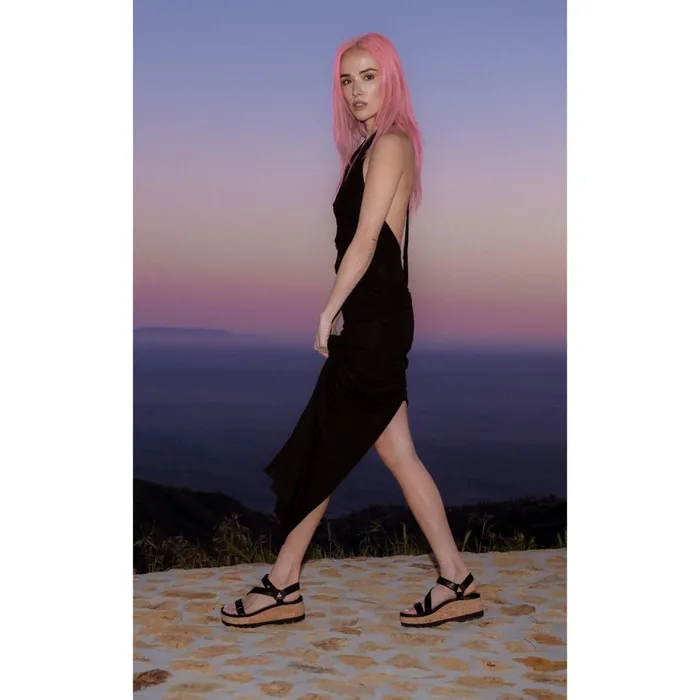 Women Reef Sandals Vista Higher Luna Black Cork Women Reef Sandals Vista Higher Luna Black Cork