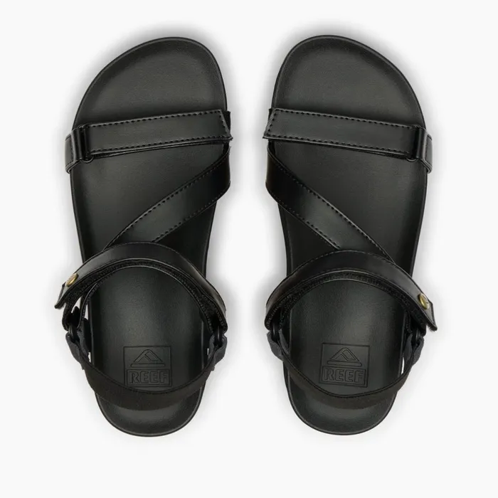 Women Reef Sandals Vista Higher Luna Black Cork Women Reef Sandals Vista Higher Luna Black Cork