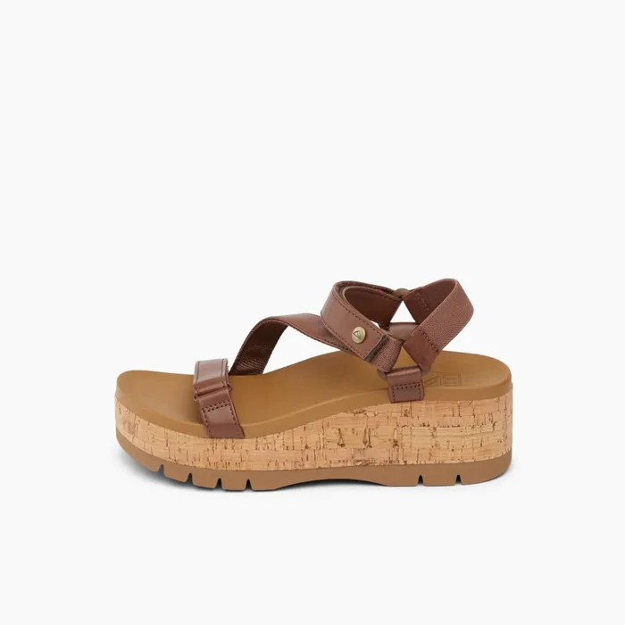 Women Reef Sandals Vista Higher Luna Cocoa Cork Women Reef Sandals Vista Higher Luna Cocoa Cork