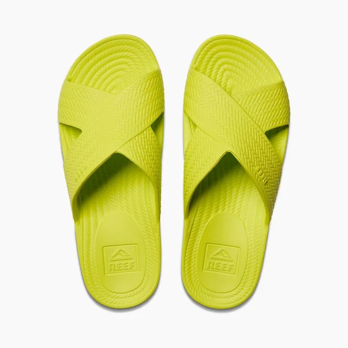 Women Reef Sandals Water X Slide Lime Women Reef Sandals Water X Slide Lime