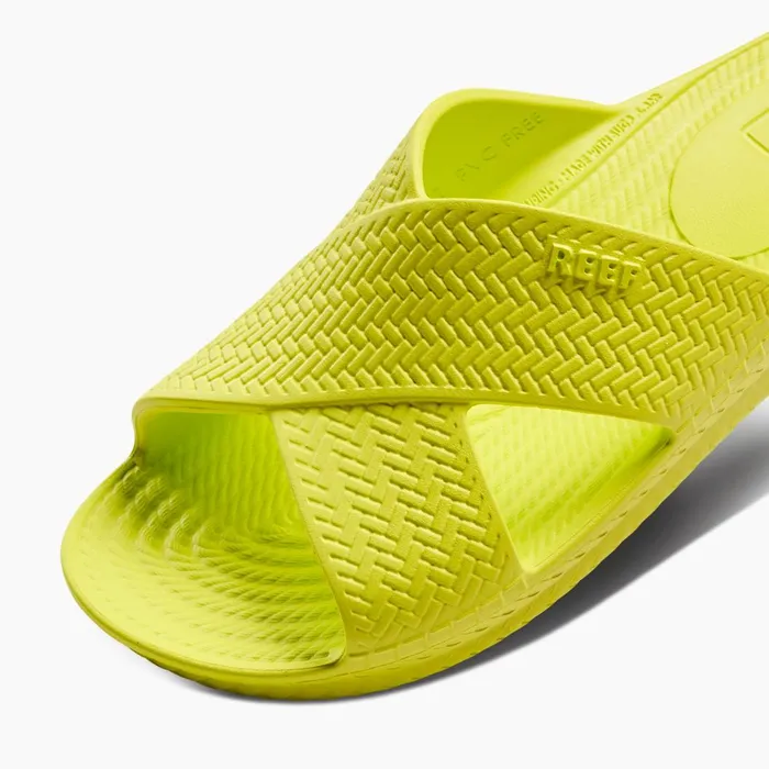 Women Reef Sandals Water X Slide Lime Women Reef Sandals Water X Slide Lime