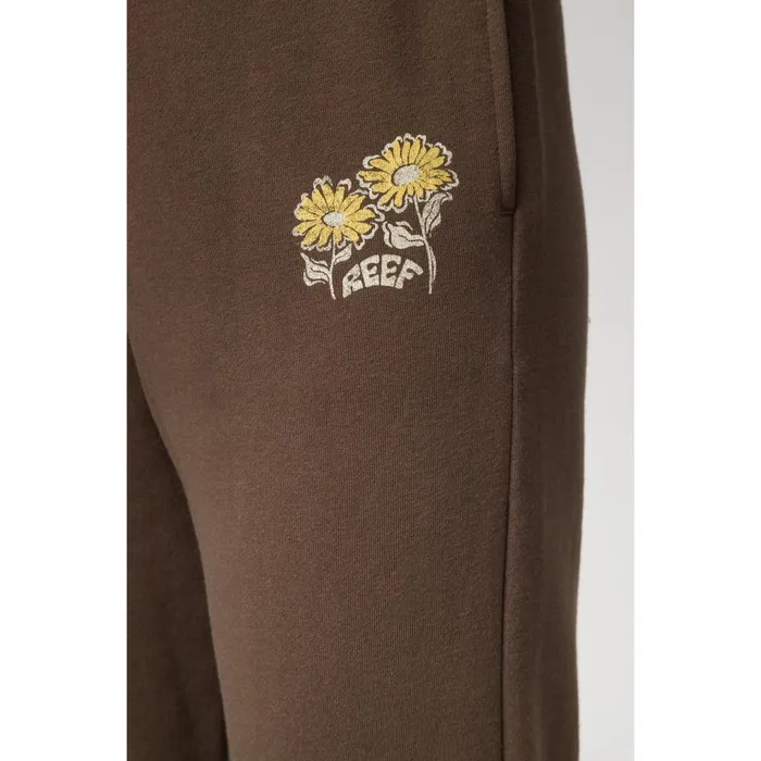 Women Reef Shorts Pants and Skirts Misty Fleece Jogger Slate Brown
