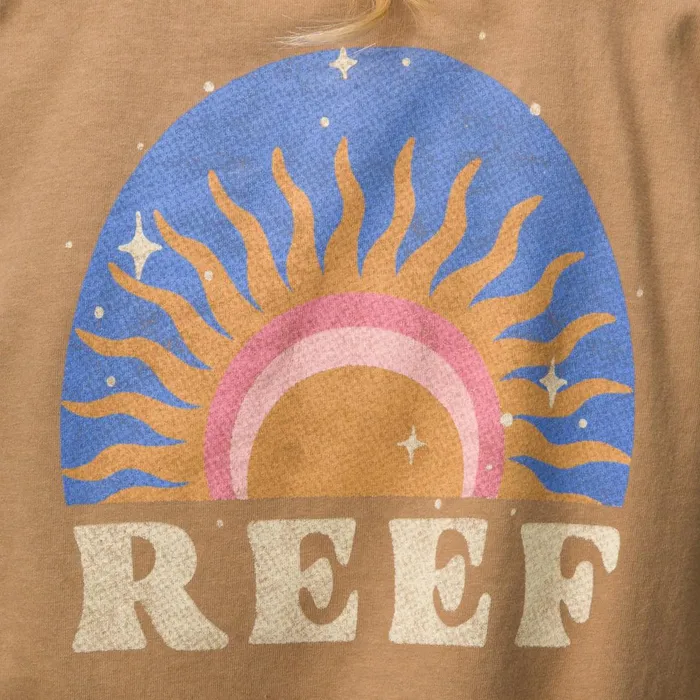 Women Reef TShirts Tanks and Dresses Ali Boyfriend Tee Lead Grey Women Reef TShirts Tanks and Dresses Ali Boyfriend Tee Lead Grey