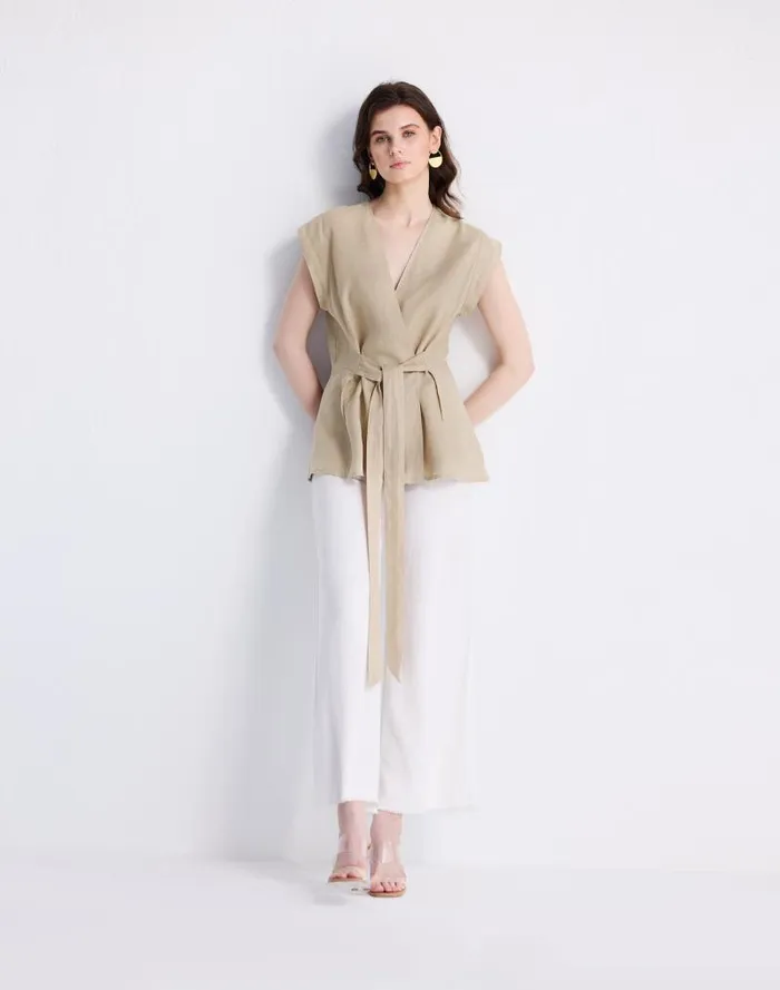 Women Reistor Power Moves Hemp Short Sleeve Top In Neutral Beige Beige Madewell Tops and Shirts