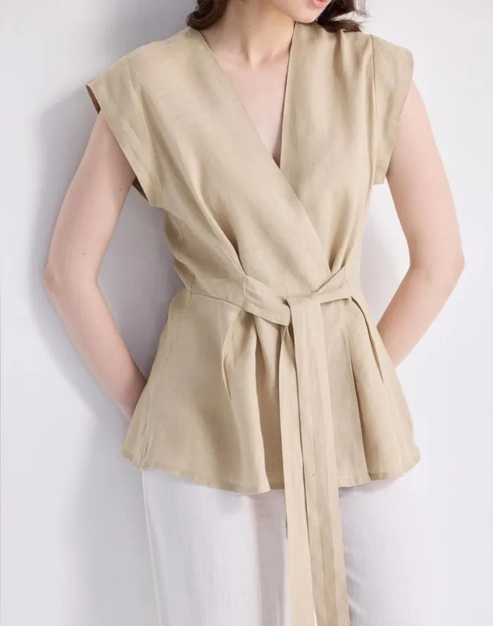 Women Reistor Power Moves Hemp Short Sleeve Top In Neutral Beige Beige Madewell Tops and Shirts