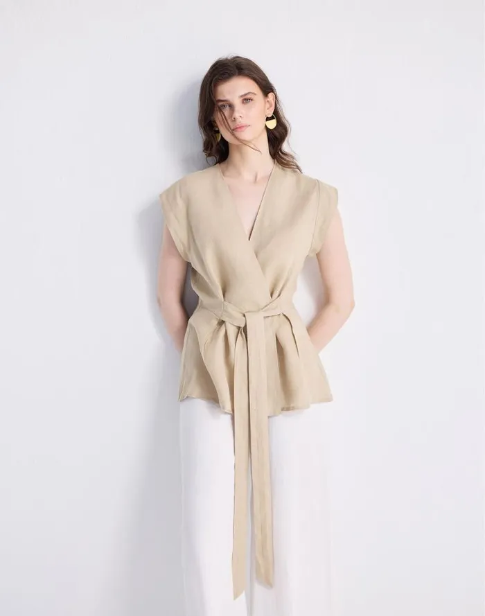 Women Reistor Power Moves Hemp Short Sleeve Top In Neutral Beige Beige Madewell Tops and Shirts