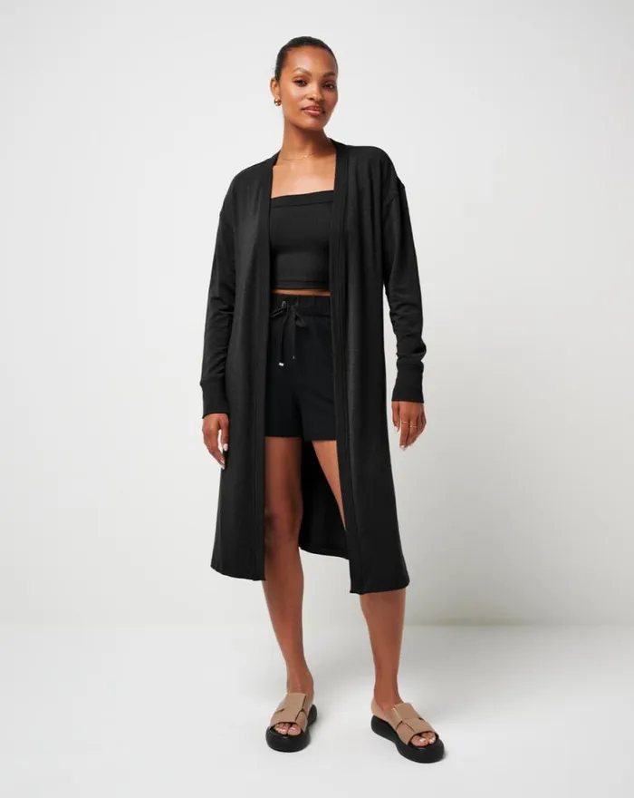 Women RESORT USE CLOUD DUSTER Black TravisMathew Jackets