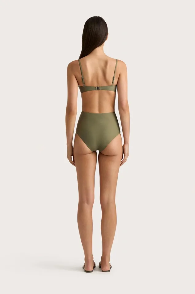 Women Reyes Bikini Bottom Khaki Faithfull The Brand Swim Women Reyes Bikini Bottom Khaki Faithfull The Brand Swim