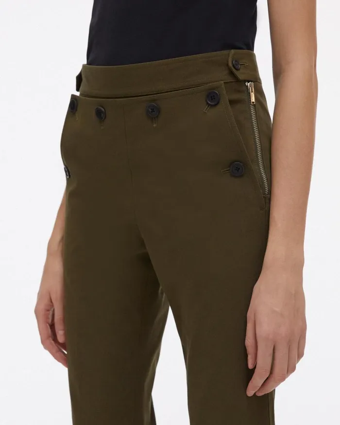 Women Rider Crop Pant Sage Helmut Lang Pants