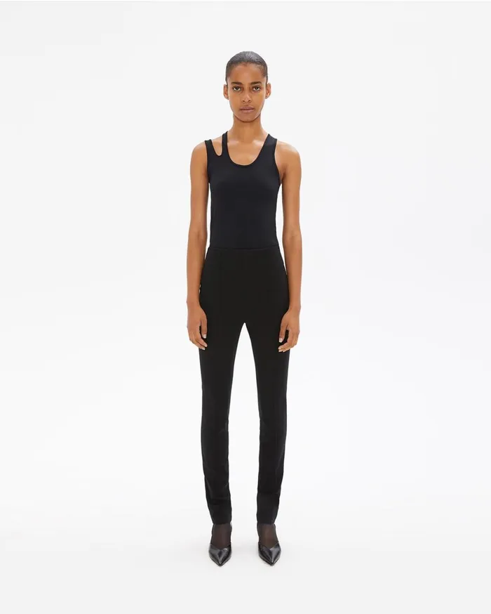 Women Rider Legging Black Helmut Lang Pants