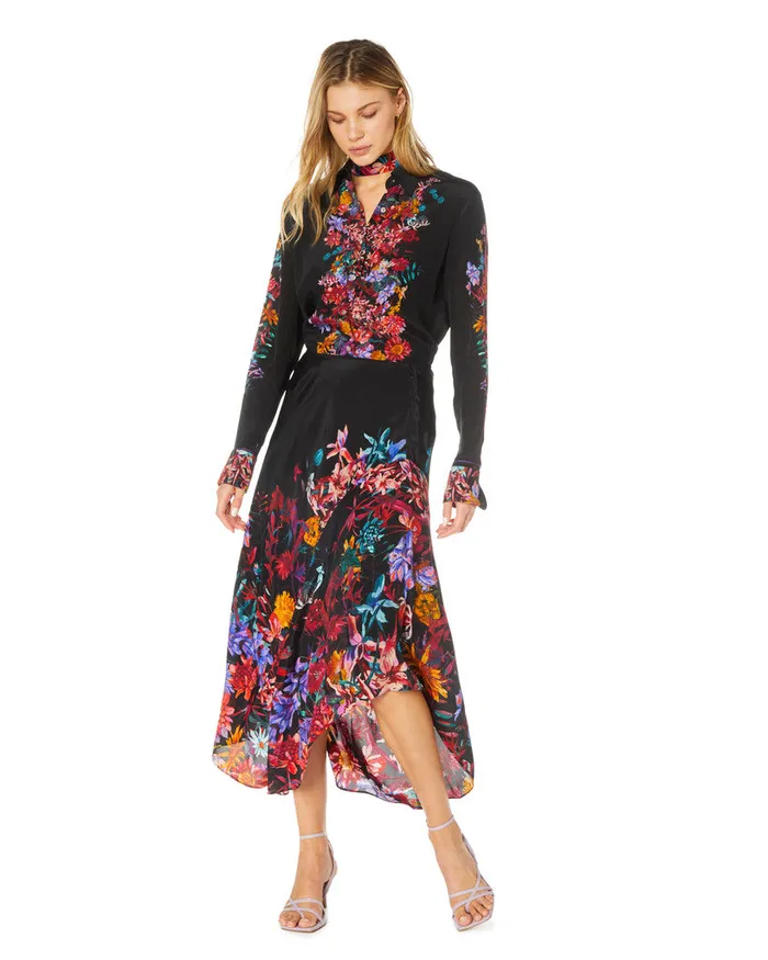 Women Robert Graham Bottoms SIVAN SKIRT BLACK