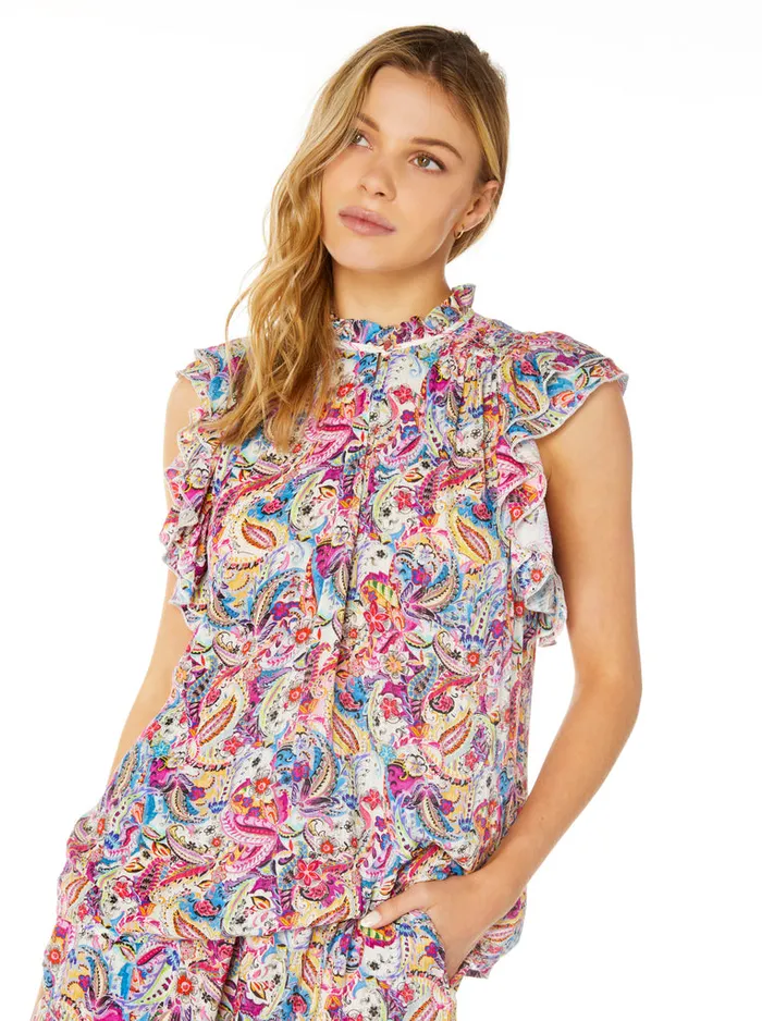 Women Robert Graham Tops AMAYA BLOUSE MULTI