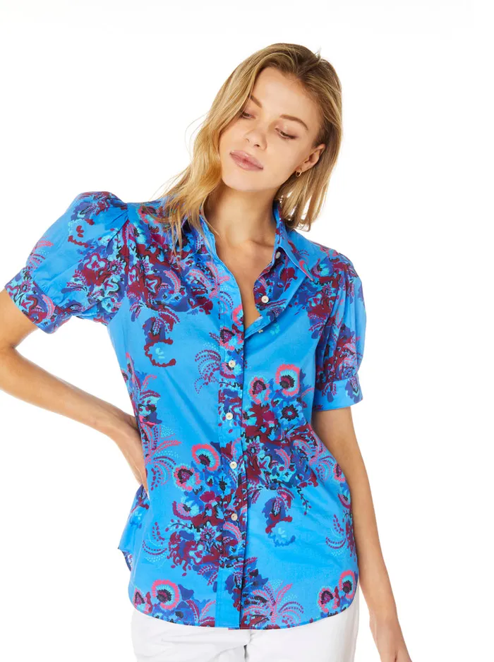 Women Robert Graham Tops ANGIE SHIRT NAVY