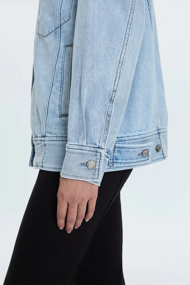 Women Rowan Boyfriend Trucker 8211 Chateau Pistola Denim Jackets and Outerwear