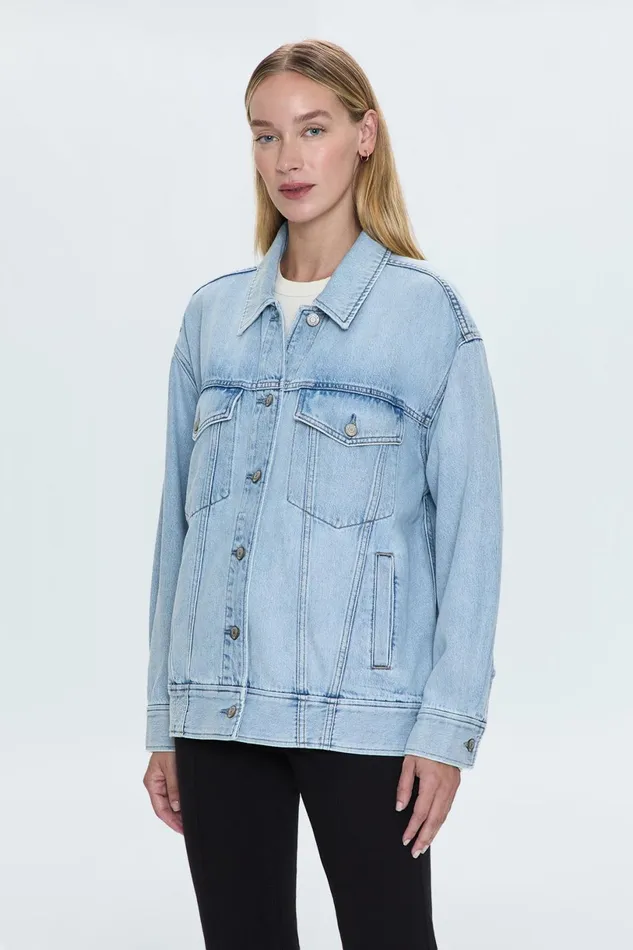 Women Rowan Boyfriend Trucker 8211 Chateau Pistola Denim Jackets and Outerwear