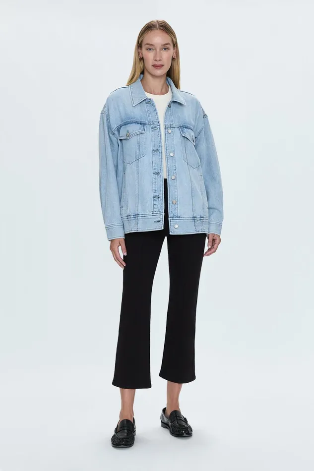 Women Rowan Boyfriend Trucker 8211 Chateau Pistola Denim Jackets and Outerwear