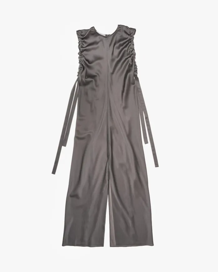 Women Ruched Armhole Dress Sartorial Steel Helmut Lang Dresses