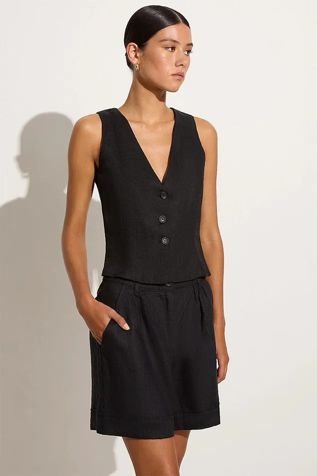 Women Salome Top Black Faithfull The Brand Tops