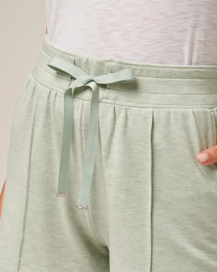 Women SALT IN THE AIR 20 CLOUD TERRY SHORT Heather Desert Sage TravisMathew Shorts