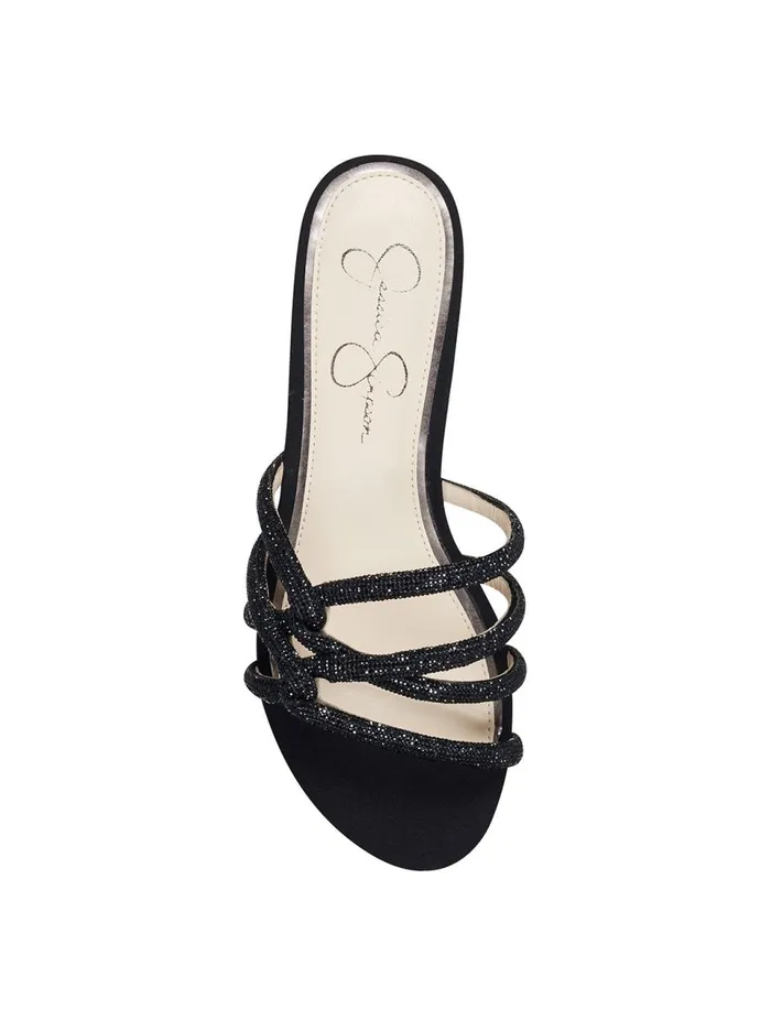 Women Sandals Jessica Simpson Aixel Sandal In Black Textured Black