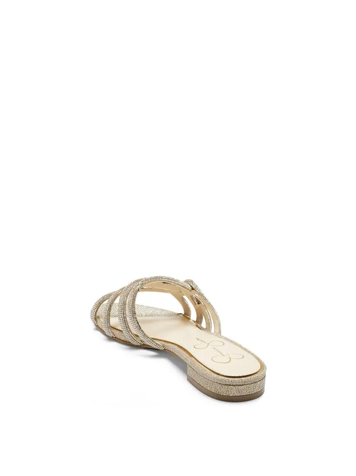 Women Sandals Jessica Simpson Aixel Sandal In Cosmo Gold Cosmo Gold