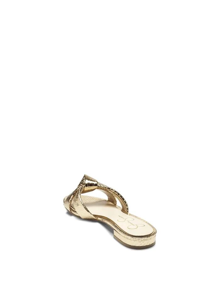 Women Sandals Jessica Simpson Alisen Sandal In Karat Gold Karat Gold Snake
