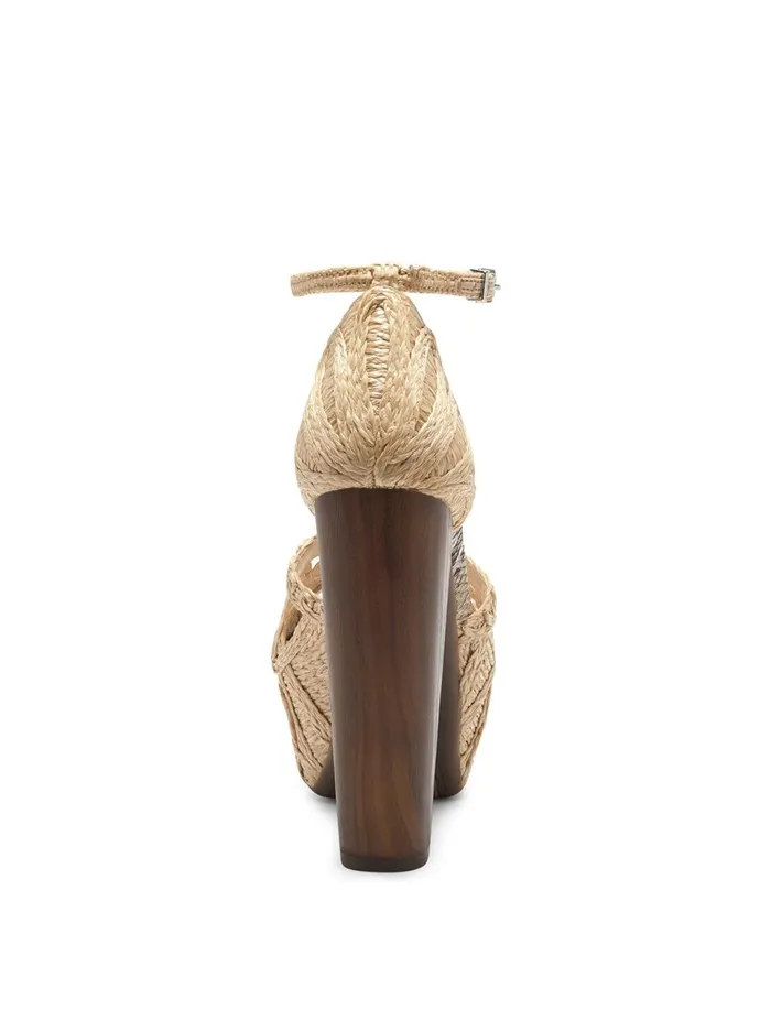 Women Sandals Jessica Simpson Dessie Platform Sandal In Natural Natural Rattan