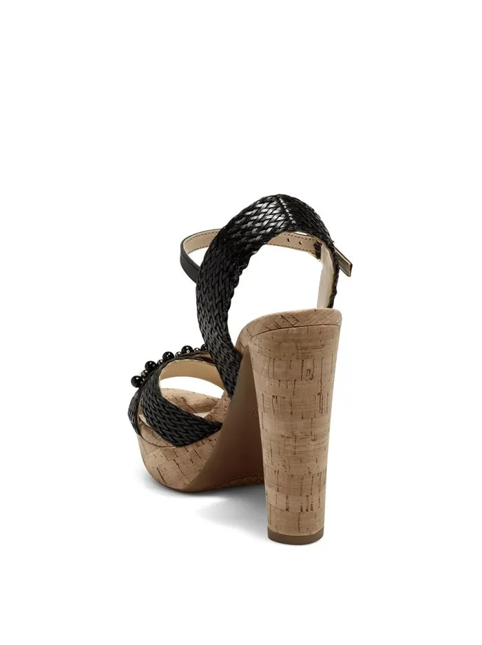 Women Sandals Jessica Simpson Ivriele Platform Sandal In Black Black Rattan