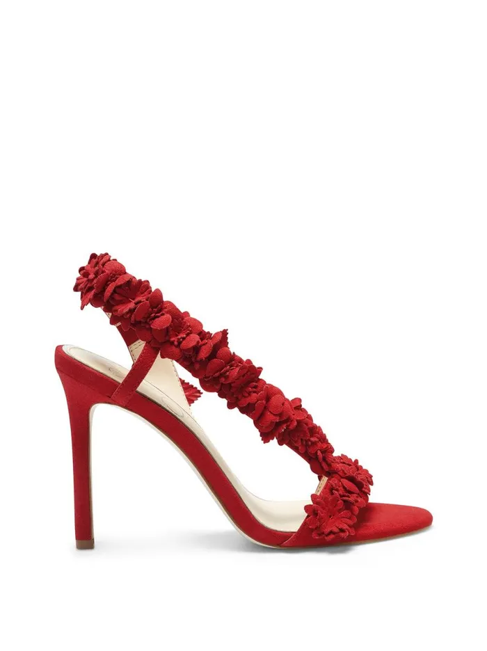 Women Sandals Jessica Simpson Jessin High Heel In Red Red Muse