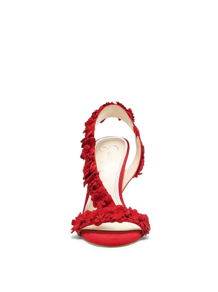 Women Sandals Jessica Simpson Jessin High Heel In Red Red Muse