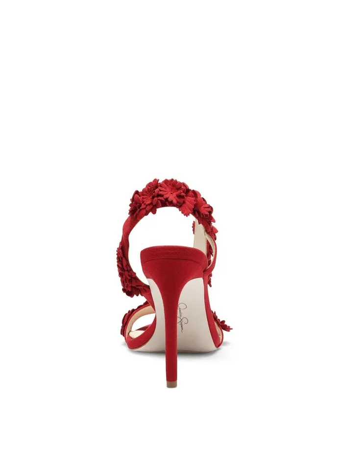 Women Sandals Jessica Simpson Jessin High Heel In Red Red Muse