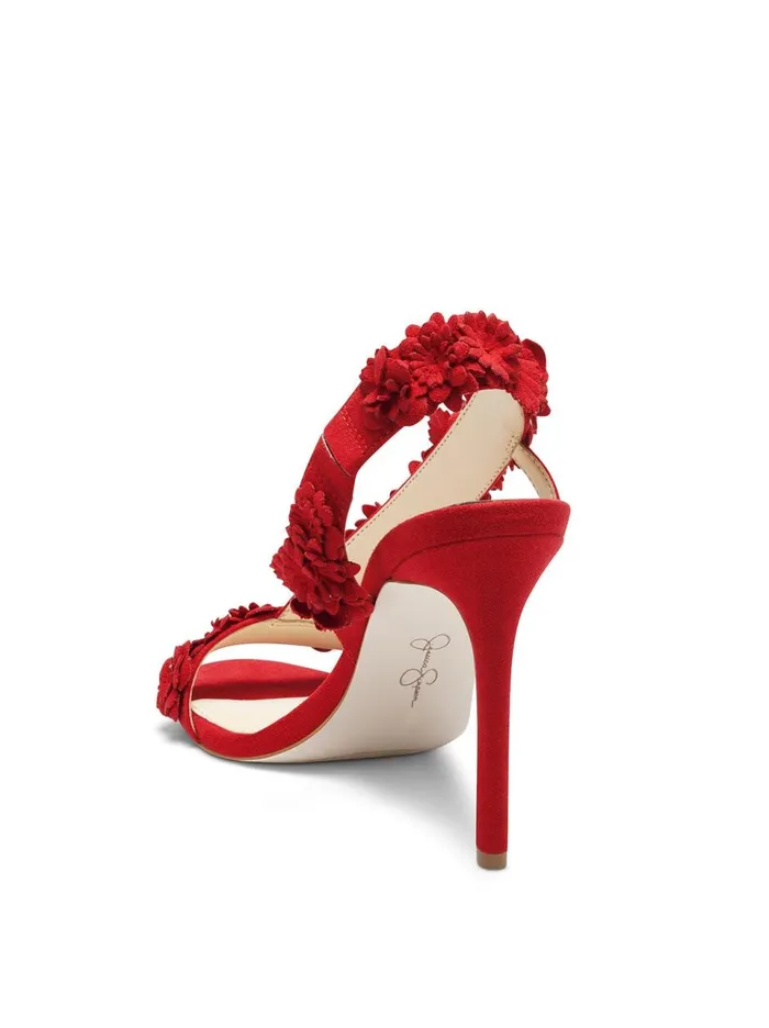 Women Sandals Jessica Simpson Jessin High Heel In Red Red Muse