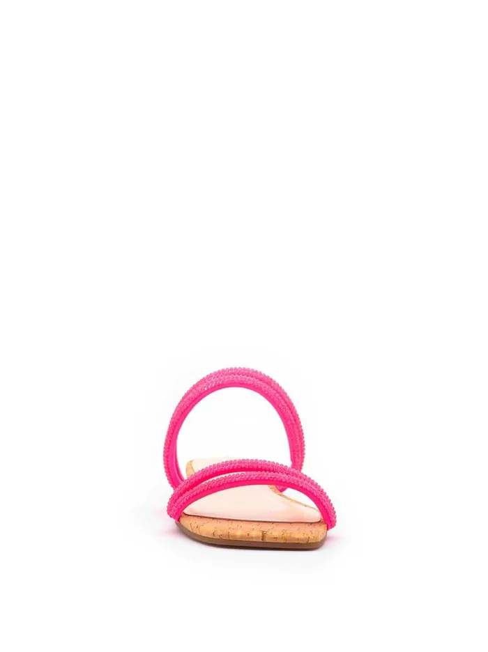 Women Sandals Jessica Simpson Raexe Slide In Neon Pink Neon Pink