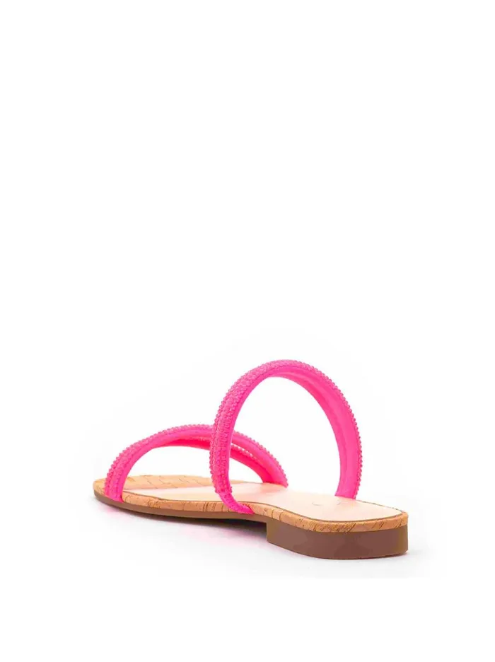 Women Sandals Jessica Simpson Raexe Slide In Neon Pink Neon Pink