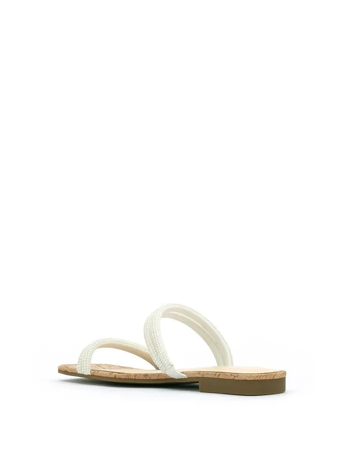 Women Sandals Jessica Simpson Raexe Slide In White White