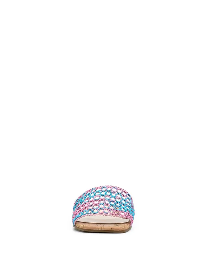 Women Sandals Jessica Simpson Rilane Slide In Poppy Spring Poppy