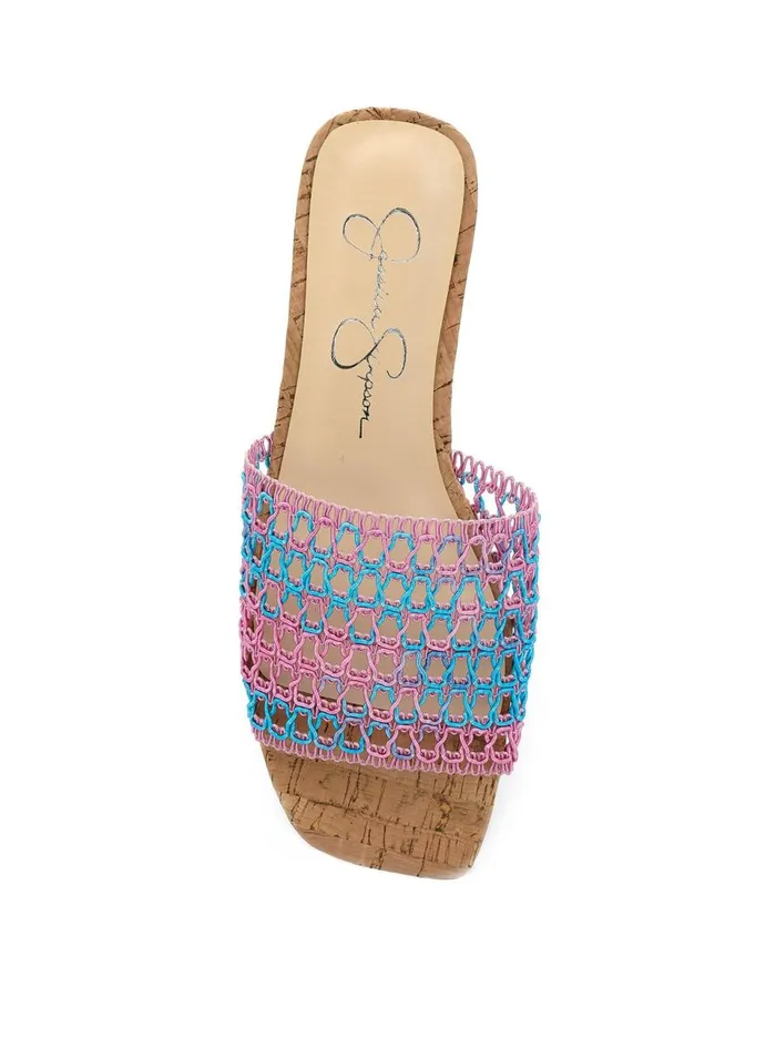 Women Sandals Jessica Simpson Rilane Slide In Poppy Spring Poppy