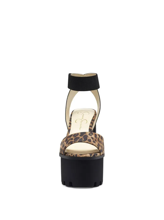 Women Sandals Jessica Simpson Skylir Platform Sandal In Leopard Natural Leopard