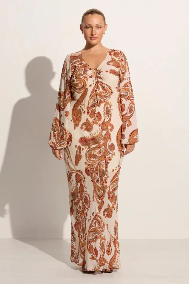 Women Santos Maxi Dress Alessia Paisley 8211 Final Sale Faithfull The Brand Dresses Women Santos Maxi Dress Alessia Paisley 8211 Final Sale Faithfull The Brand Dresses
