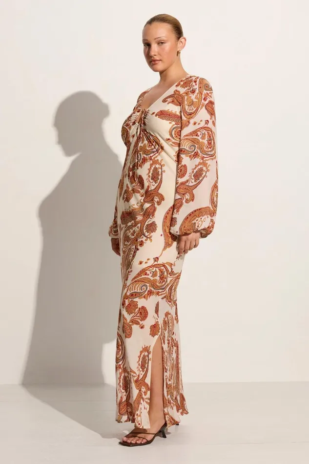 Women Santos Maxi Dress Alessia Paisley 8211 Final Sale Faithfull The Brand Dresses Women Santos Maxi Dress Alessia Paisley 8211 Final Sale Faithfull The Brand Dresses