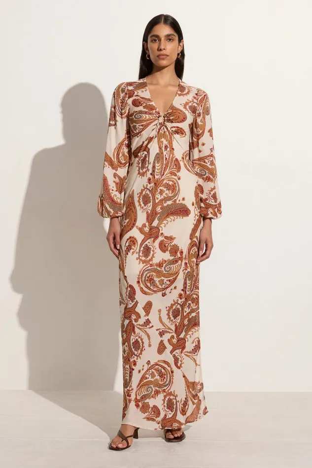 Women Santos Maxi Dress Alessia Paisley 8211 Final Sale Faithfull The Brand Dresses Women Santos Maxi Dress Alessia Paisley 8211 Final Sale Faithfull The Brand Dresses