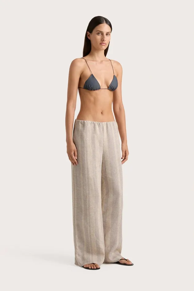 Women Sao Paulo Pant Sand Sky Stripe Faithfull The Brand Pants Women Sao Paulo Pant Sand Sky Stripe Faithfull The Brand Pants
