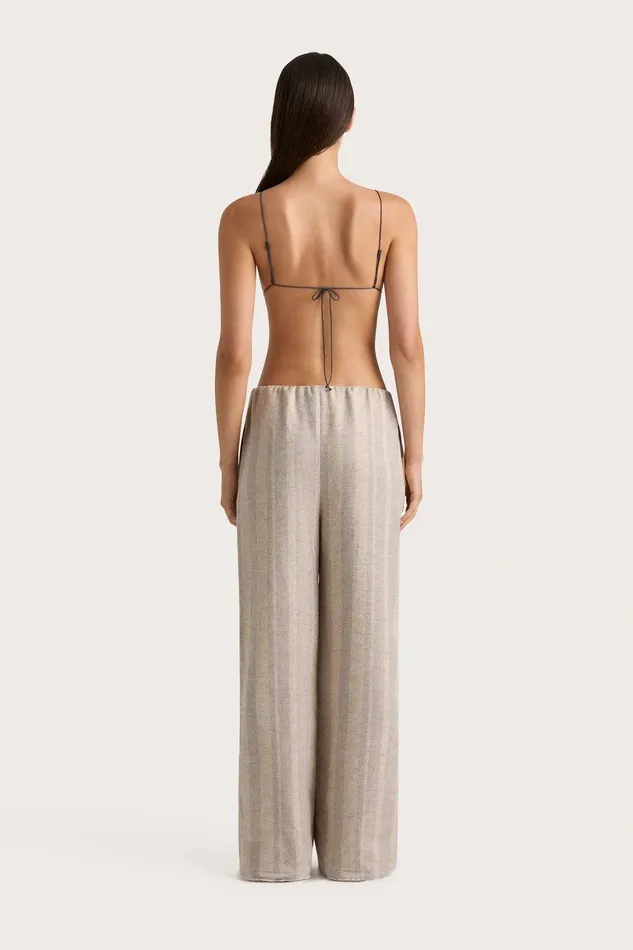 Women Sao Paulo Pant Sand Sky Stripe Faithfull The Brand Pants Women Sao Paulo Pant Sand Sky Stripe Faithfull The Brand Pants