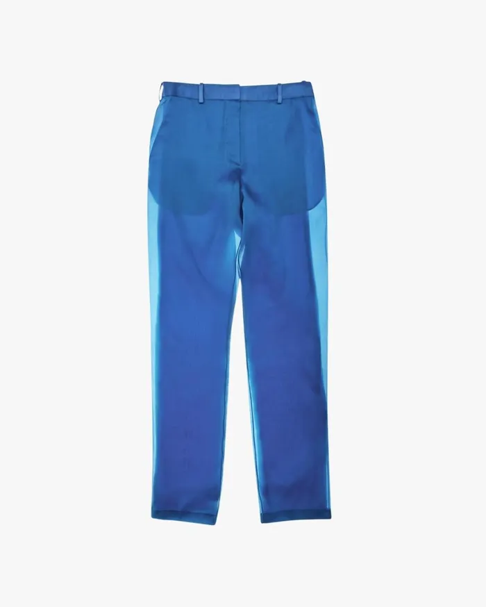 Women Satin Organza Pant Topaz Helmut Lang Pants