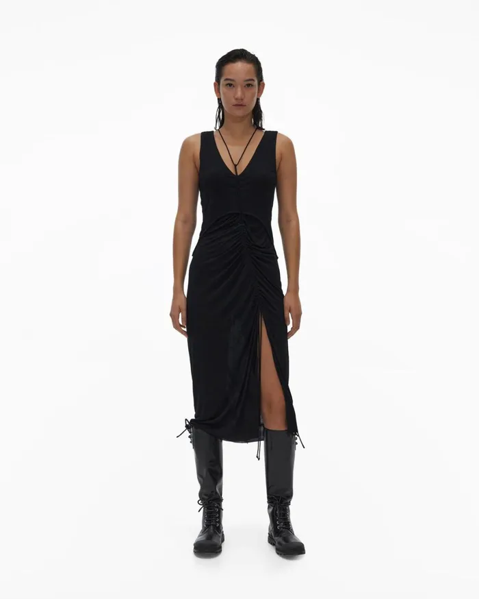 Women Scala Dress Basalt Black Helmut Lang Dresses